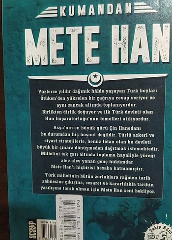 Kumandan Mete Han - Özel Baskı Tarih Kitabı - Görsel 2