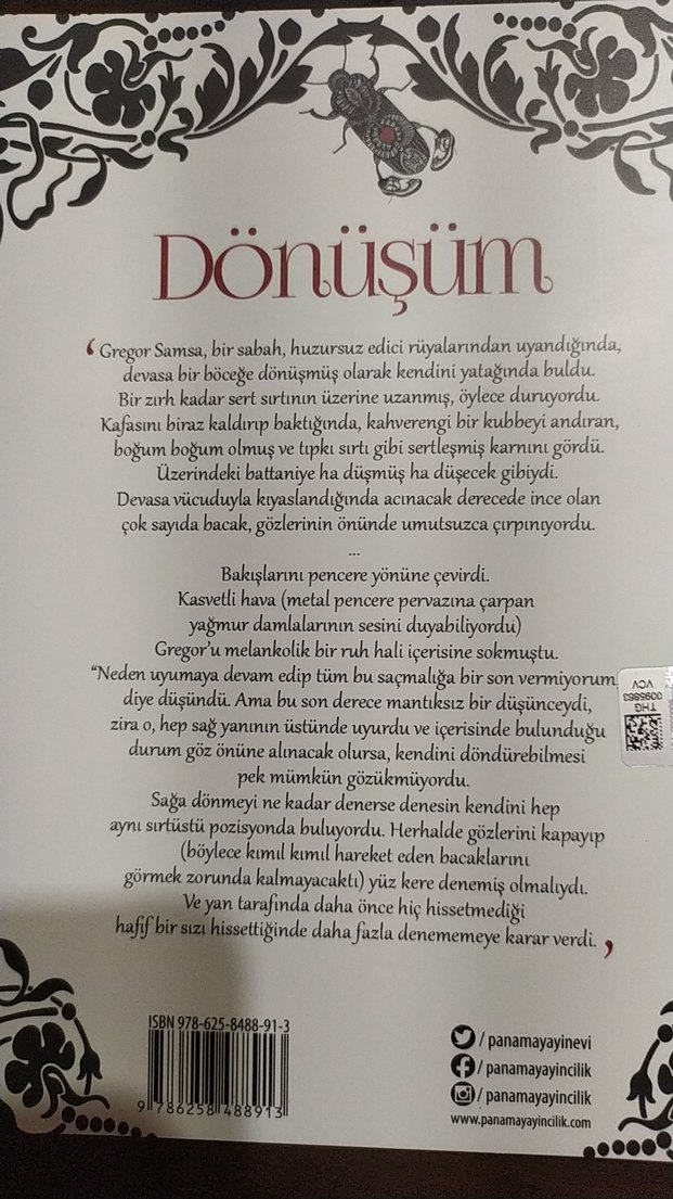 Kafka - Dönüşüm Roman - Görsel 2