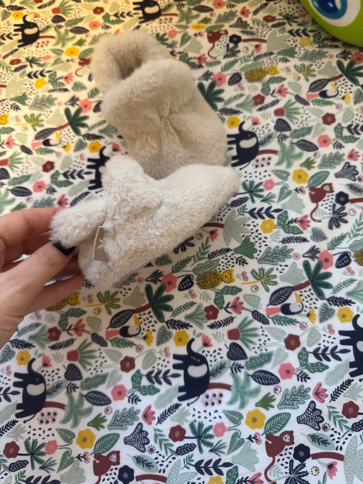 Zara 15 Numara Krem Kürklü Sıcak Ev Pandufu - Görsel 2