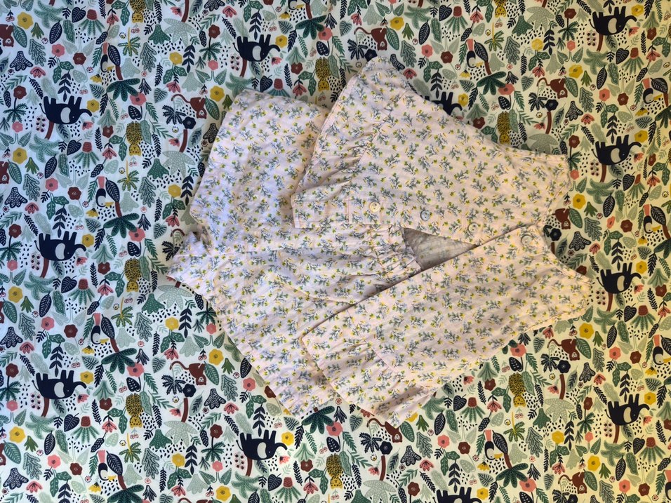 Zara Marka 6&9 Aylık Çiçekli Kız Bebek Alt-Üst Takım - Görsel 2