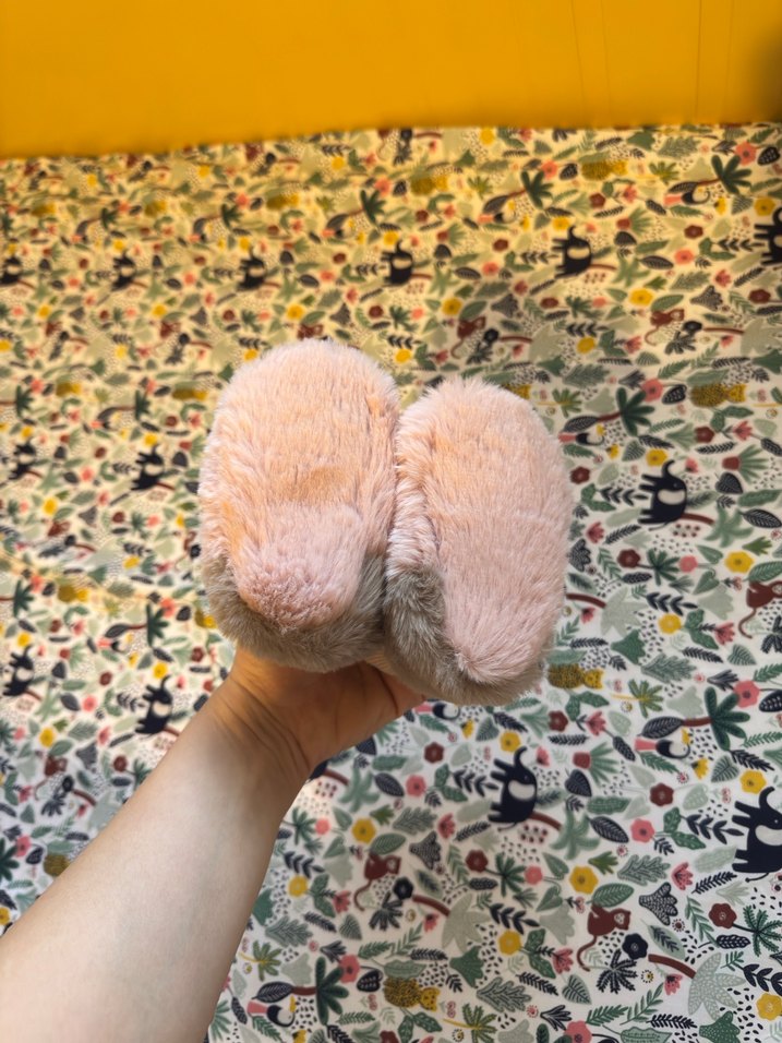 Zara 15&16 Numara Pembe Peluş Ev Pandufu - Görsel 3