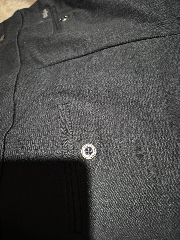 Düğmeli Siyah Kadın Pantolon - Görsel 4