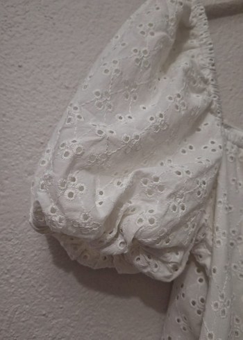 Pamuklu Nakışlı Bohem Elbise - Görsel 3