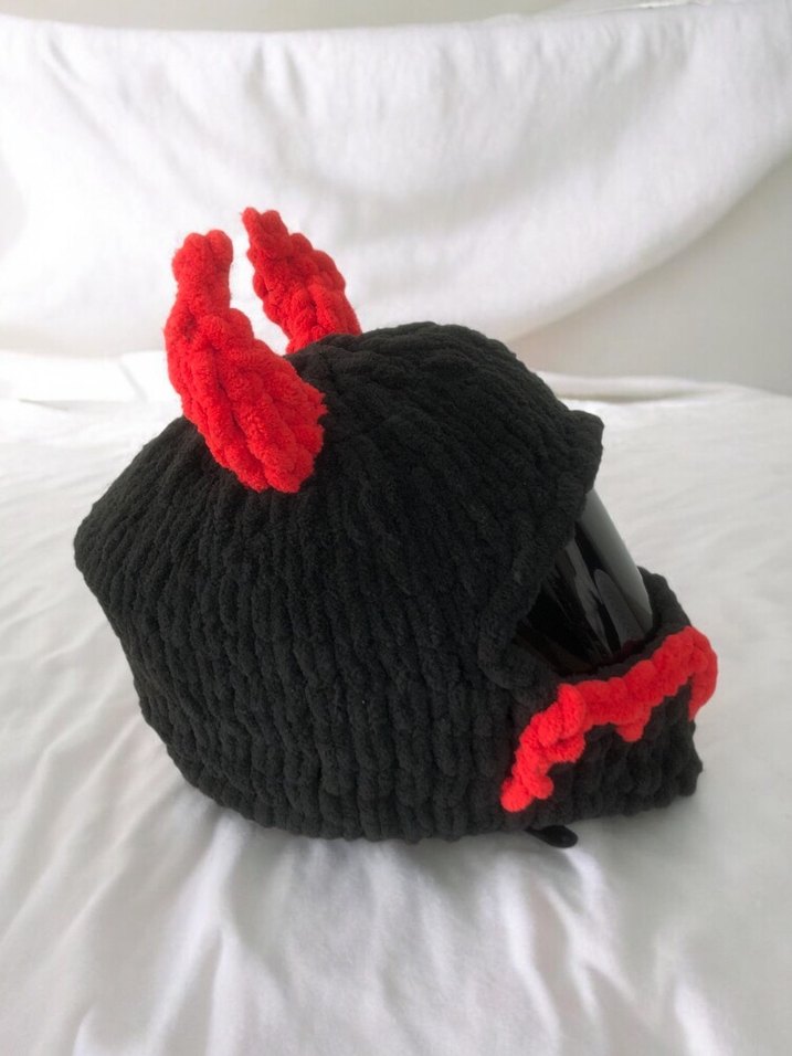 Devil Motosiklet Kask Kılıfı - Görsel 3