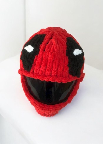 Deadpool Motosiklet Kask Kılıfı - Görsel 3
