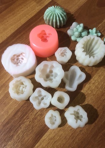 11 parça botanik Silikon kalıp seti - Görsel 2