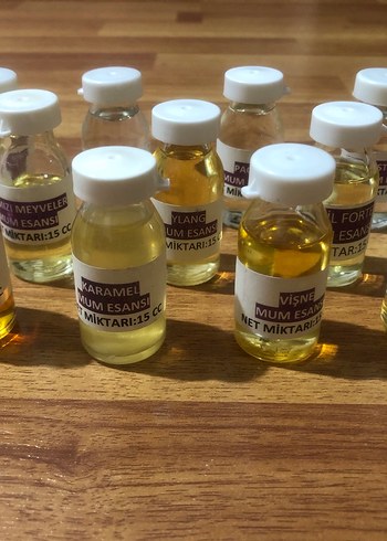 10 Adet Mum Esansı Toplu ilan - Görsel 2