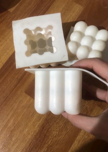 Üç adet bubble büyük boy silikon kalıp - Görsel 3