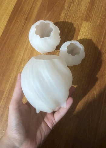 Üçlü burgu silikon kalıp seti - Görsel 2