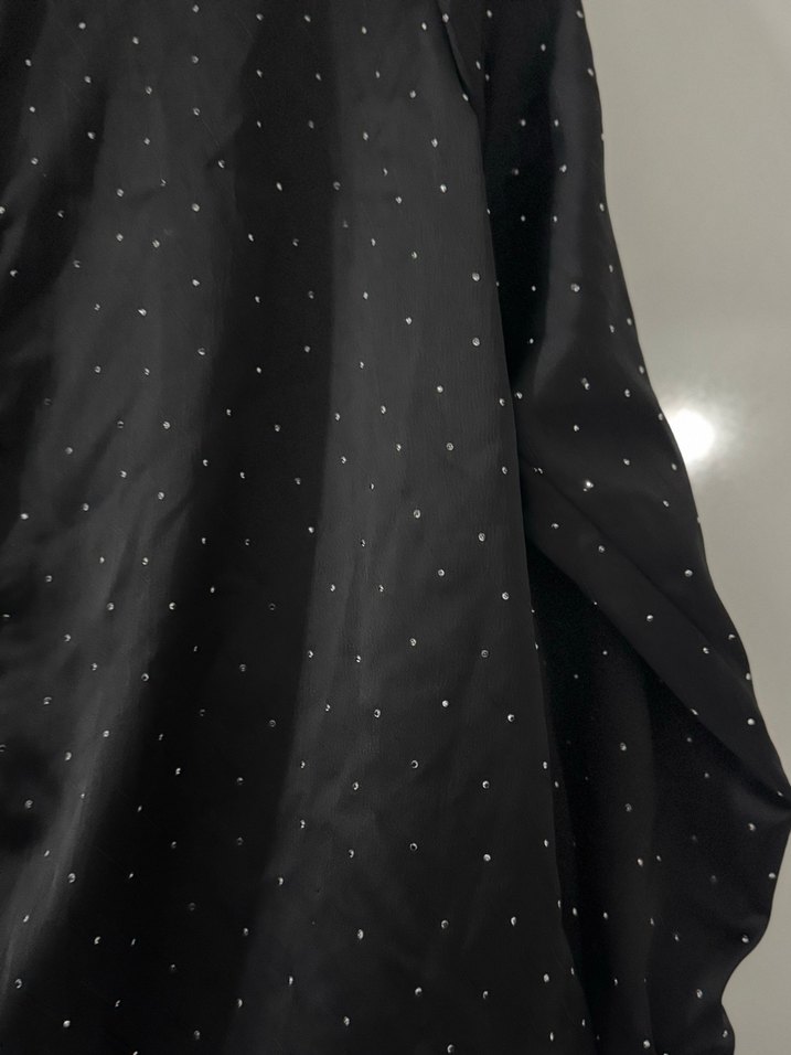 Düğmeli Siyah Kadın Gömlek - Görsel 2