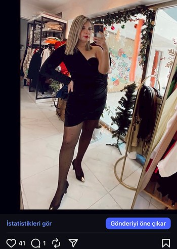 Yılan Desenli Siyah Mini Elbise - Görsel 2