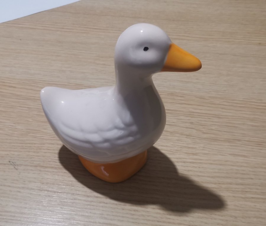 Beyaz Seramik Ördek Biblo - Görsel 2