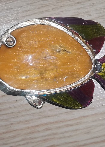 Renkli Payetli Balık Süs - Görsel 2