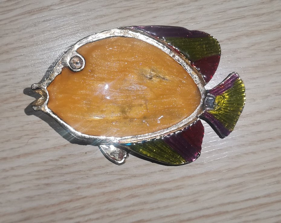 Renkli Payetli Balık Süs - Görsel 2