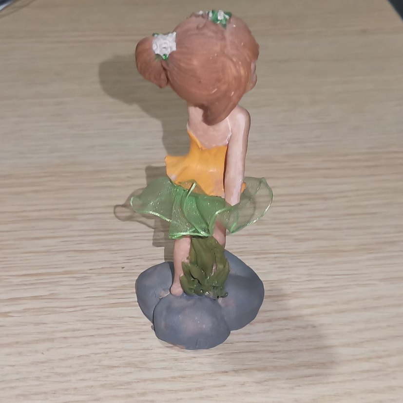 Yeşil Tül Etekli Pastel Figürin - Görsel 2