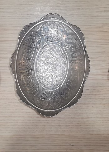 Gri İşlemeli Geleneksel Tabak Seti - Görsel 2