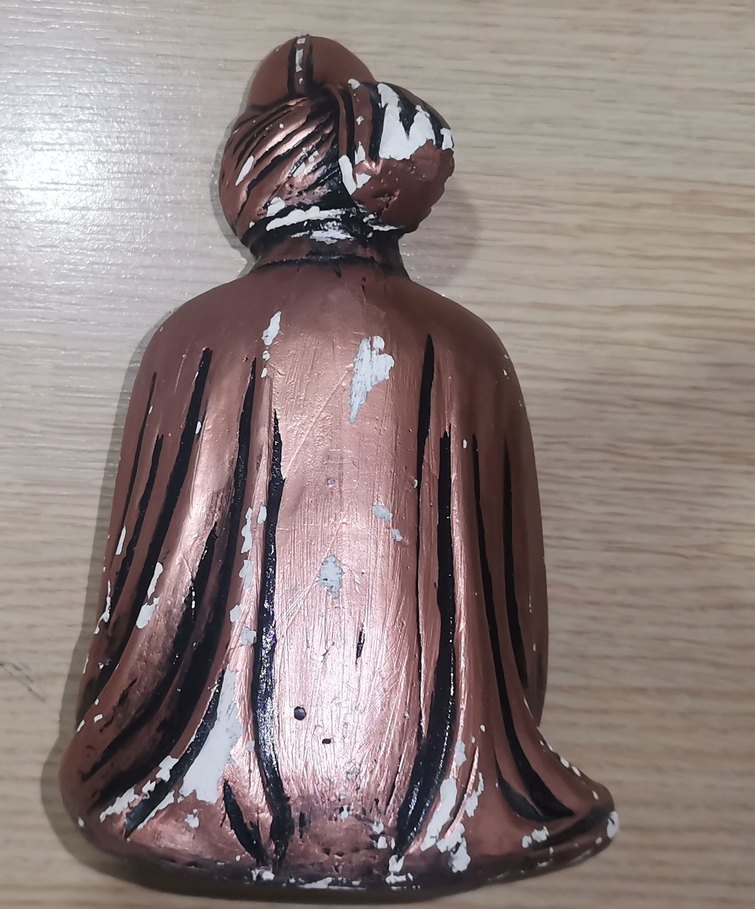 Kahverengi Alçı Mevlana Biblo - Görsel 2