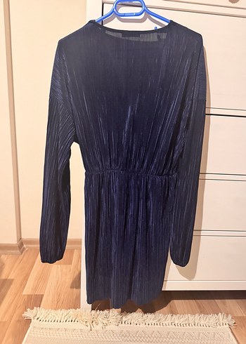 Lacivert Mini Kadın Elbise - Görsel 4