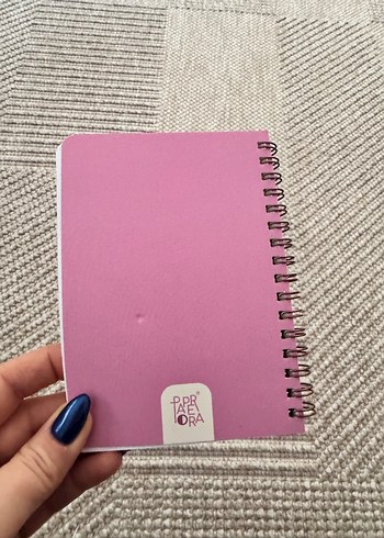 Paperora Pastel Pembe Spiral Defter - Görsel 2