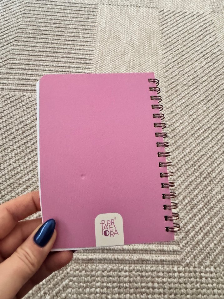 Paperora Pastel Pembe Spiral Defter - Görsel 2