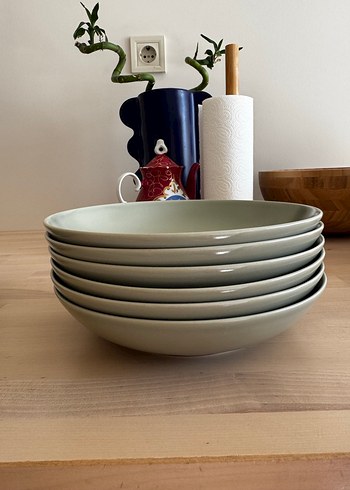 İkea Mat Yeşil 18 Parça Yemek Takımı - Görsel 10