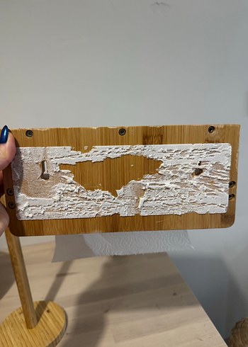 Raflı ahşap kağıt havluluk - Görsel 3