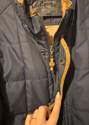 Lee Cooper Erkek Lacivert Kapitone Mont - Görsel 4