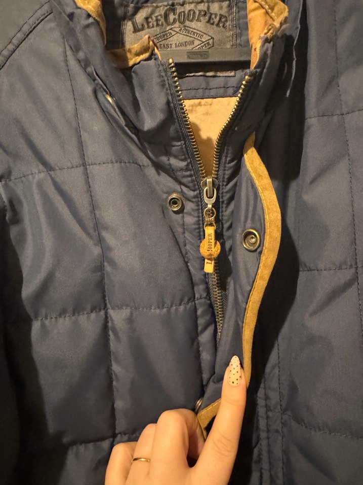 Lee Cooper Erkek Lacivert Kapitone Mont - Görsel 4