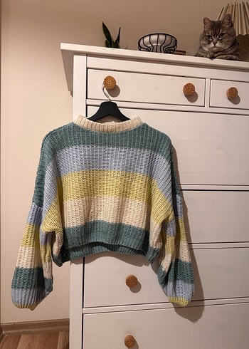 Streetbox Çizgili Kazak - Görsel 3