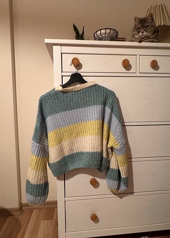 Streetbox Çizgili Kazak - Görsel 4