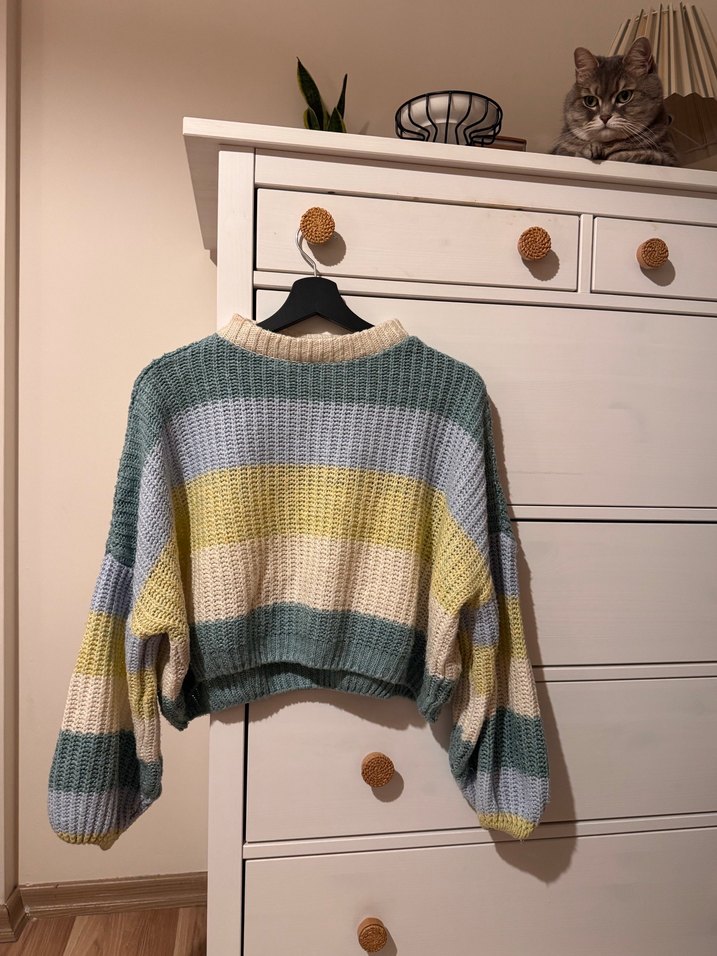 Streetbox Çizgili Kazak - Görsel 3