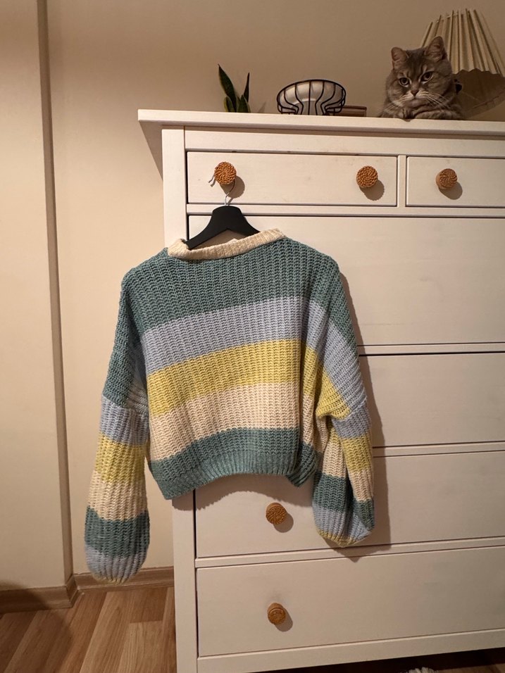 Streetbox Çizgili Kazak - Görsel 4