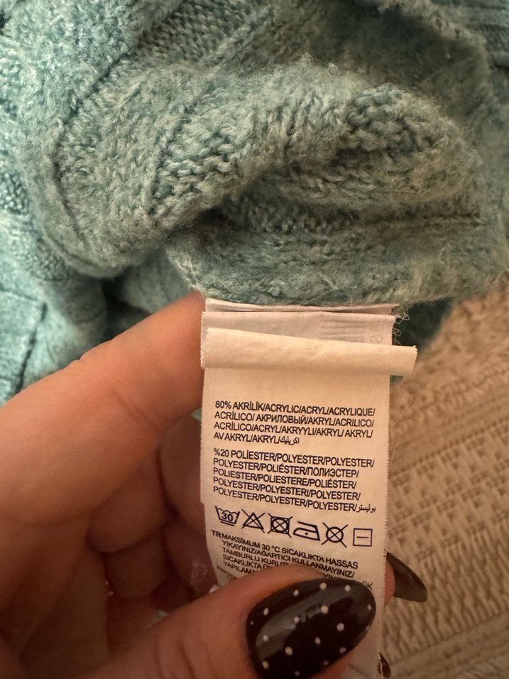 Tymilla petrol mavisi kazak - Görsel 5