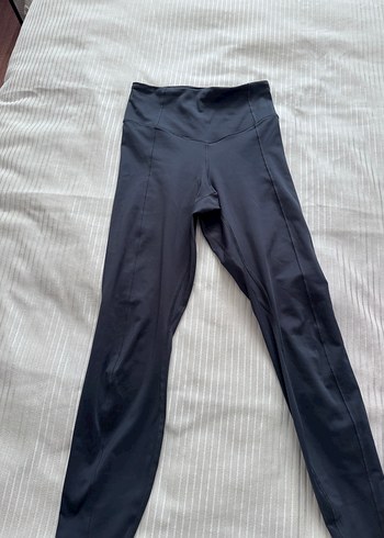 H&M Koyu Lacivert Yuksek Bel Spor Tayt