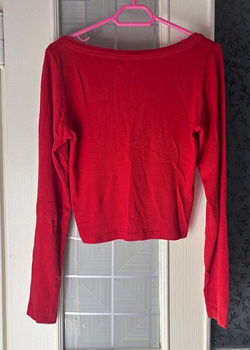 ADDAX S BEDEN KIRMIZI BLUZ - Görsel 3