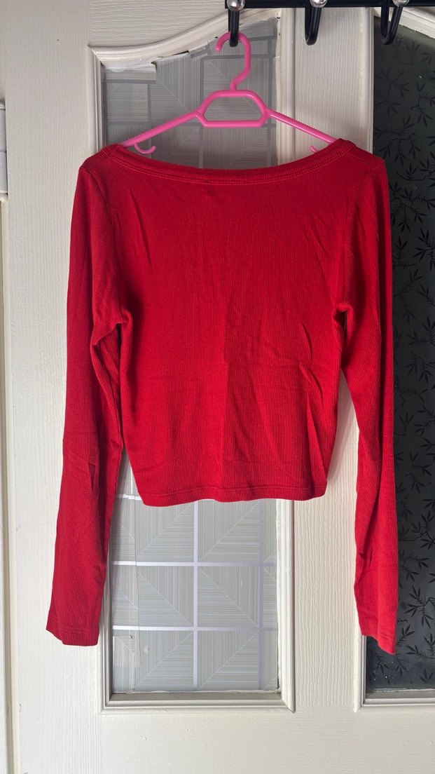 ADDAX S BEDEN KIRMIZI BLUZ - Görsel 3