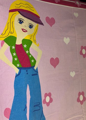 PEMBE DESENLİ ÖRTÜ - Görsel 2