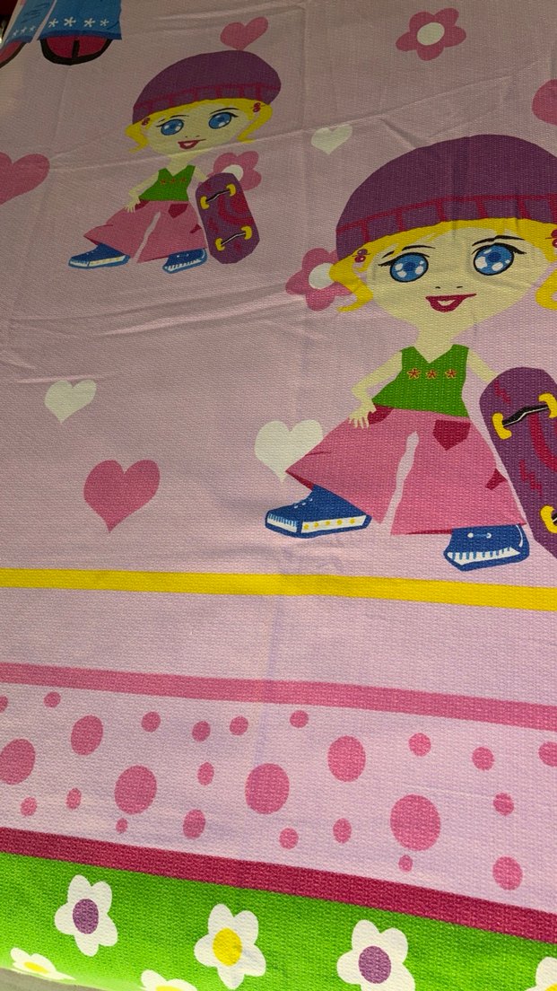 PEMBE DESENLİ ÖRTÜ - Görsel 3