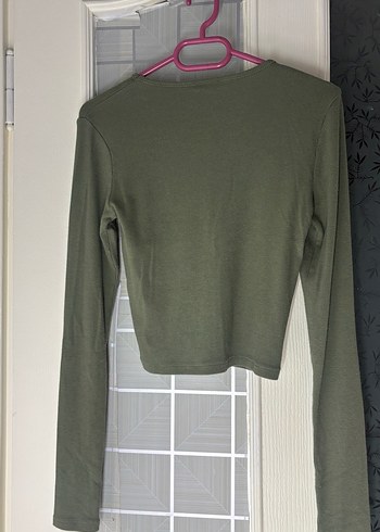 ADDAX S BEDEN YEŞİL BLUZ - Görsel 2