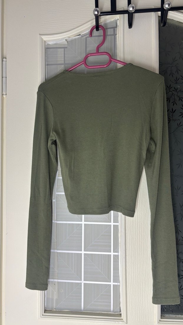 ADDAX S BEDEN YEŞİL BLUZ - Görsel 2