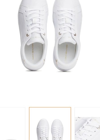 Beyaz Tommy Hılfıger  Kadın Sneakers - Görsel 4