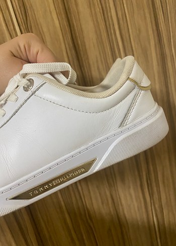 Beyaz Tommy Hılfıger  Kadın Sneakers - Görsel 5