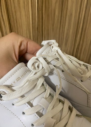 Beyaz Tommy Hılfıger  Kadın Sneakers - Görsel 7