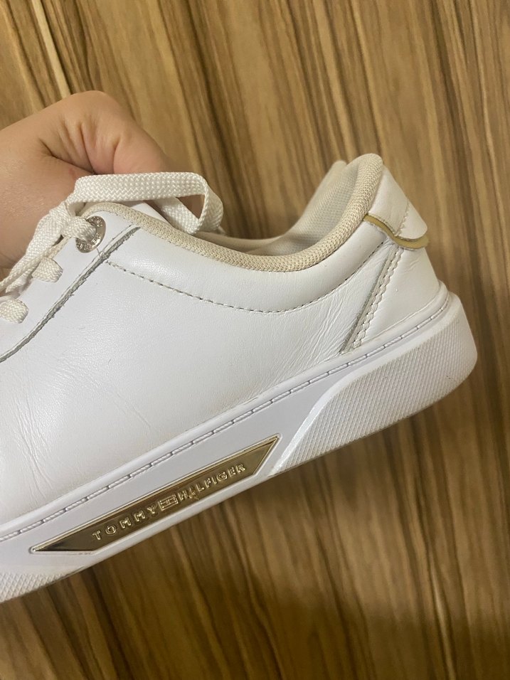 Beyaz Tommy Hılfıger  Kadın Sneakers - Görsel 5