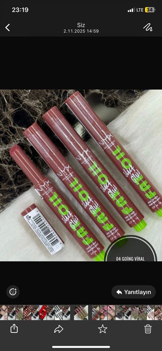 NYX Sıvı Parlatıcı - Koyu Bej Tonu - Görsel 2