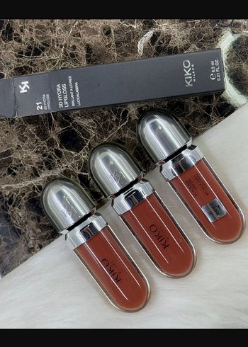 Kiko 3D Hydra Parlak Bej Dudak Parlatıcısı - Görsel 4