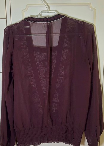Bordo Transparan Üst S - Görsel 2