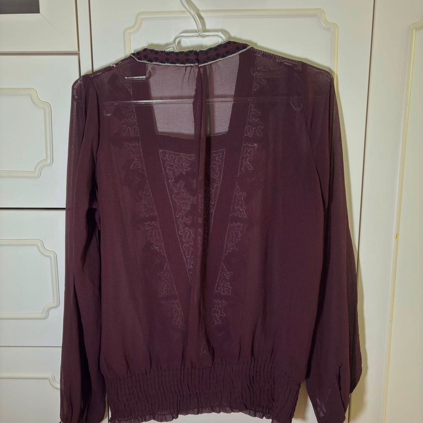 Bordo Transparan Üst S - Görsel 2