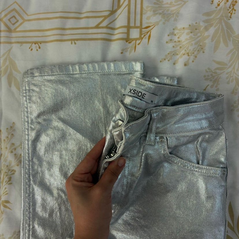 Gri Kadın Pantolon 36 - Görsel 4