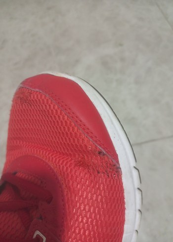 Adidas Kırmızı  Spor Ayakkabı Elastik Bağcıklı - Görsel 8